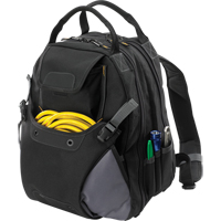 44-Pocket Tool Backpack, 16" L x 13-1/4" W, Black, Polyester Sécurité Médic