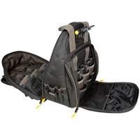 Techgear 53-Pocket Tool Backpack, 16" L x 13-1/4" W, Black, Polyester Sécurité Médic