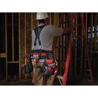 Contractor Work Belt With  Suspension Rig, Nylon, Black Sécurité Médic