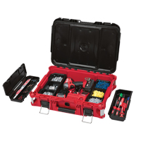 Boîte &agrave; outils Packout, 22" x 16" x 7", Noir/Rouge Sécurité Médic