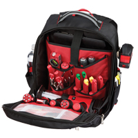 Low-Profile Backpack, 10" L x 12" W, Black, Ballistic Sécurité Médic