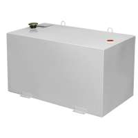 Steel Fuel Transfer Tank, Steel, 100 Gal. Capacity, White Sécurité Médic