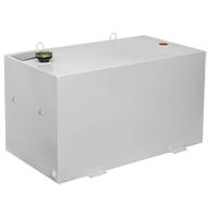 Steel Fuel Transfer Tank, Steel, 100 Gal. Capacity, White Sécurité Médic