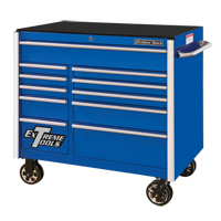 RX Series Rolling Tool Cabinet, 11 Drawers, 41-1/2" W x 25-1/2" D x 40-1/2" H, Blue Sécurité Médic