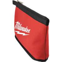 Zipper Pouch, Canvas, 1 Pockets, Black/Red Sécurité Médic