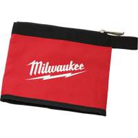 Multi-Size Zipper Pouches - Set of 3, Canvas, 3 Pockets, Black/Red Sécurité Médic