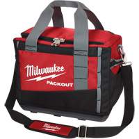 Packout Tool Bag, Ballistic Nylon, 2 Pockets, Black/Red Sécurité Médic