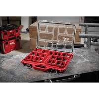 Organisateur profil&eacute; Packout, 19-3/4" x 16-2/5" x 2-1/2", Noir/Rouge Sécurité Médic