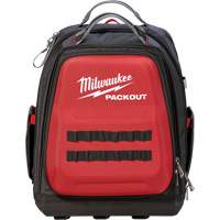 Packout Backpack, 15-3/4" L x 11-4/5" W, Black/Red, Ballistic Sécurité Médic