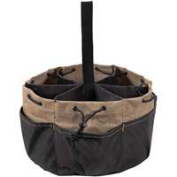 BUCKETBAG Tool Bag, Polyester, 18 Pockets, Black Sécurité Médic