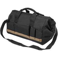 MEGAMOUTH Tool Bag, Polyester, 25 Pockets, Black Sécurité Médic