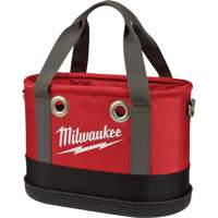 Aerial Utility Oval Bag, Ballistic Nylon, 14 Pockets, Black/Red Sécurité Médic