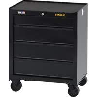 100 Series Rolling Tool Chest, 4 Drawers, 26-1/2" W x 18" D x 32" H, Black Sécurité Médic