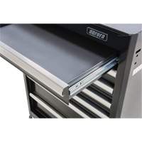Industrial Tool Cart, 7 Drawers, 27" W x 18-3/4" D x 39" H, Black Sécurité Médic