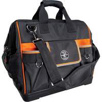 Tradesman Pro Wide-Open Tool Bag, Ballistic Nylon, 42 Pockets, Black Sécurité Médic