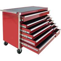 Industrial Tool Cart, 12 Drawers, 56" W x 24-1/2" D x 38-1/8" H, Red Sécurité Médic