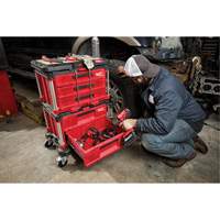 Packout 3-Drawer Tool Box, 16-1/3" x 14-1/3" x 22-1/5", Black/Red Sécurité Médic