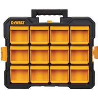 Organisateur Flip-Bin, 3-7/8" la x 17-3/4" p x 13-7/8" h, Noir/Jaune Sécurité Médic
