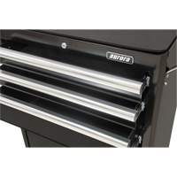 Industrial Tool Cart, 3 Drawers, 29-4/5" W x 21-1/5" D x 38-4/5" H, Black Sécurité Médic