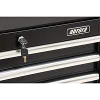Industrial Tool Cart, 3 Drawers, 29-4/5" W x 21-1/5" D x 38-4/5" H, Black Sécurité Médic