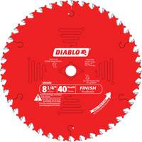 Contractor Saw Blades - Finishing Saw Blades, 8-1/4", 40 Teeth, Wood Use Sécurité Médic