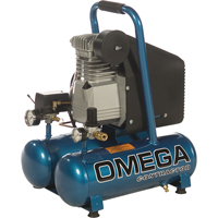 Portable Contractor Series Compressors - Oil Lube, Direct Drive, Electric, 3.3 Gal. (4 US Gal), 125 PSI, 115/1 V Sécurité Médic