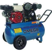 Contractor Series Air Compressors, Gas, 16.6 Gal. (20 US Gal), 125 PSI Sécurité Médic