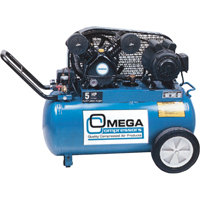 Professional Series Air Compressors, Electric, 16.6 Gal. (20 US Gal), 135 PSI, 115/1 V Sécurité Médic