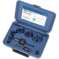 Premium Plumber's Holesaw Kit, 8 Pieces Sécurité Médic