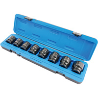 Jeu de douilles SAE PS834, 8 Mcx, Chocs, Prise de 3/4" Sécurité Médic
