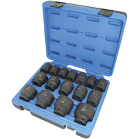 Jeu de douilles SAE &agrave; 6 pans PS1634, 16 Mcx, Chocs, Prise de 3/4" Sécurité Médic