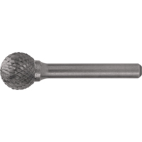 CLEVELAND Solid Carbide Burrs - Ball Shape, 1/8" Dia., 1/8" Shank Sécurité Médic