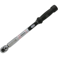 Cl&eacute; dynamom&eacute;trique &agrave; t&ecirc;te fine pour usage intensif, &agrave; cliquer, Entraînement 3/8" carr&eacute;, 10 - 80 lb-pi Sécurité Médic