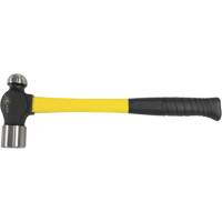 BP-16F Fibreglass Handle Ball Pein Hammer, 16 oz. Head Weight, Plain Face, Cushion Handle Sécurité Médic