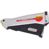 Couteau Hidden Edge, 19 mm, Acier, Prise en Aluminium Sécurité Médic