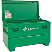 Jobsite Chest, 48" x 24" x 25", Steel, Green Sécurité Médic