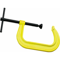 Hi-Vis Safety C-Clamp, 2-1/8" (54 mm) Capacity, 2-1/4" (57 mm) Throat Depth Sécurité Médic