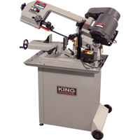Dual Swivel Metal Cutting Band Saws, Horizontal, Round 5" and 5" x 6" Rectangular Cutting Capacity Sécurité Médic