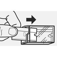 Glass Scraper Blade, High-Carbon Steel Blade Sécurité Médic