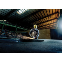 Angle Grinder, 7", 120 V, 8450 RPM Sécurité Médic
