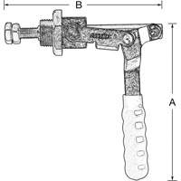 Straight Line Hold Down Clamps, 300 lbs. Clamping Force Sécurité Médic
