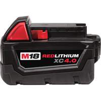 M18 Redlithium Battery, Lithium-Ion, 18 V, 4 A Sécurité Médic