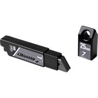 Ultra-Sharp Black Replacement Blades, Snap-Off Style Sécurité Médic