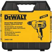 VSR Mid-Handle Drill, 3/8" Chuck, 8 A, 120 V, 0-2500 RPM, Keyless Chuck Sécurité Médic