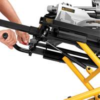 Heavy-Duty Rolling Mitre Saw Stand Sécurité Médic