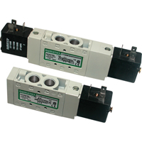 Pilot 5-Way 2-Position 4-Way Solenoid Valves, 1/8" Pipe, 150 PSI Sécurité Médic