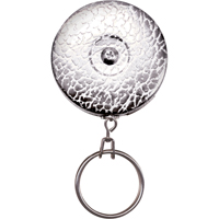 Porte-cl&eacute;s &agrave; d&eacute;vidoir The Original, Chrome, C&acirc;ble 24", Fixation Agrafe de ceinture Sécurité Médic