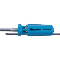 Multique Multi-Bit Screwdrivers, 2-1/2" L Sécurité Médic