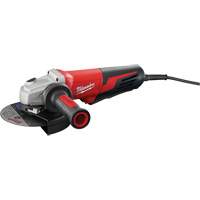 Small Paddle No-Lock Angle Grinder, 6", 120 V, 13 A, 9000 RPM Sécurité Médic