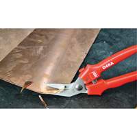Offset Multi-Purpose Snips, 1-5/8" Cut Length, Straight Cut Sécurité Médic